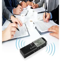 Dyktafon cyfrowy odtwarzacz mp3 podsłuch 8gb czuły mikrofon słuchawki-5907451351369