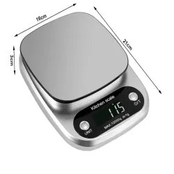 Waga kuchenna elektroniczna lcd domowa dokładna precyzyjna do 10kg 1g-5907451361290