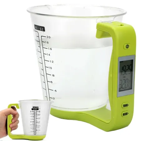 Waga kuchenna 1kg/1g elektroniczna lcd precyzyjna do ważenia z miarką-5907451361504