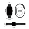 Smartwatch zegarek damski męski gumowy pasek sport BT rozmowy czarny-5907451378106