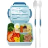 Lunchbox śniadaniówka pojemnik na śniadanie obiad z przegródkami-5907451378359