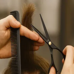 Nożyczki fryzjerskie 17 cm do strzyżenia obcinania cięcia włosów-5907451375334