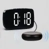 Budzik zegar elektroniczny z padem wibracyjnym alarm cyfrowy sieciowy-5907451370735