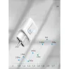 Inteligentne gniazdko elektryczne 230V 16A sterowane z wifi watomierz-5907451341858