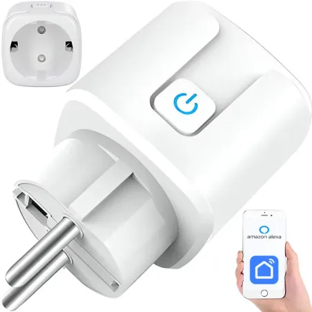 Inteligentne gniazdko elektryczne wifi timer 230V 16A app smart life-5907451341841