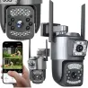 Kamera z dwoma obiektywami 6MP wifi ip lub 4g obrotowa detektor ruchu-5907451376478