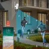 Kamera CCTV dwa obiektywy wifi ip zewnętrzna obrotowa detektor ruchu-5907451376454