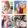 Aparat fotograficzny cyfrowy dla dzieci z grami wzór różowy kotek-5907451341759