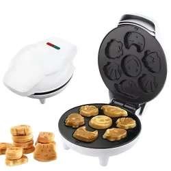 Opiekacz elektryczny do ciastek 1200w forma różne wzory foremek-5907451378465