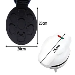 Opiekacz elektryczny do ciastek 1200w forma różne wzory foremek-5907451378465