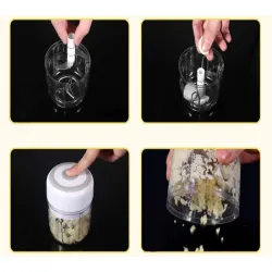 Elektryczny rozdrabniacz siekacz do warzyw czosnku usb akumulator-5907451340547