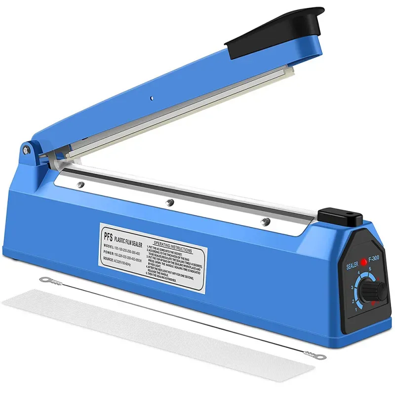 Zgrzewarka do folii 300 mm z regulacją czasu stalowa ręczna 400w-5907451330548