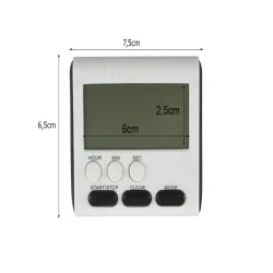 Minutnik kuchenny zegar elektroniczny timer do kuchni na magnes-5907451361511