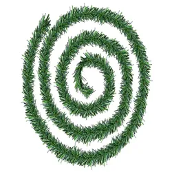 2x girlanda świąteczna choinkowa łańcuch wąż 800cm zielone igiełki-5907451338261