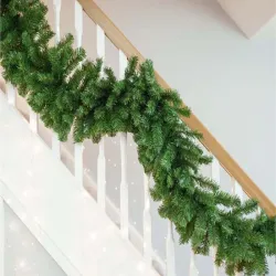 Girlanda choinkowa świąteczna dekoracyjna 280cm zielone gałązki-5907451338254