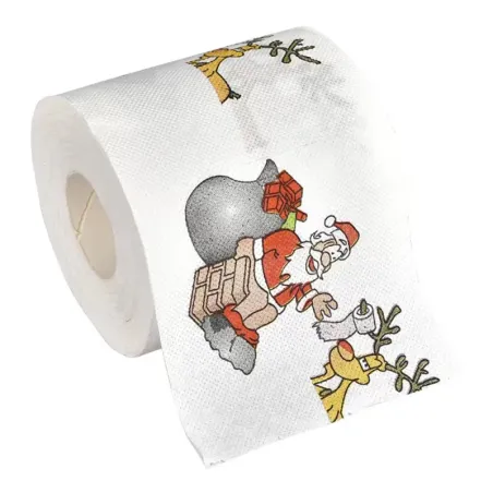 Świąteczny papier toaletowy mikołaje śmieszny wc 250 listków-5907451338131