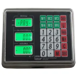 Waga magazynowa sklepowa elektroniczna 300kg lcd platforma 50x40cm-5907451326855