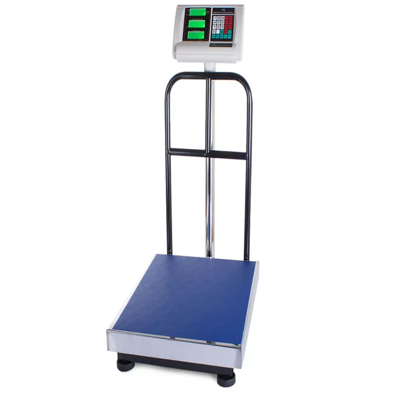 Waga elektroniczna od 2 do 300kg magazynowa platforma 50x40cm oparcie-5907451318416