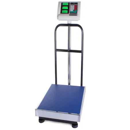 Waga elektroniczna od 2 do 300kg magazynowa platforma 50x40cm oparcie-5907451318416