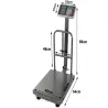 Waga magazynowa elektroniczna oparcie 300kg/50g lcd platforma 40x50cm-5907451326909