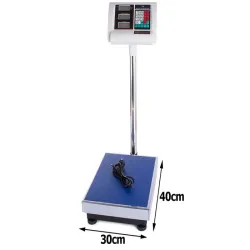 Waga sklepowa magazynowa elektroniczna 1-200kg/50g platforma 30x40cm-5907451318461
