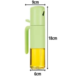 Spryskiwacz do oleju oliwy octu dozownik 210ml szklany rozpylacz-5907451372883