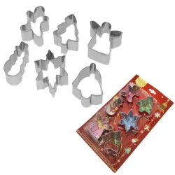 Forma do pieczenia zestaw 6 sztuk foremek świąteczne do pierników-5907451369098