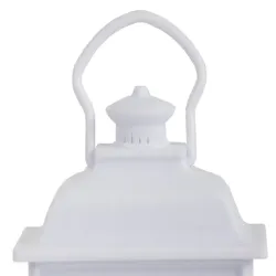 Świąteczny lampion latarenka ozdoba dekoracja led witraż bałwan-5907451368244