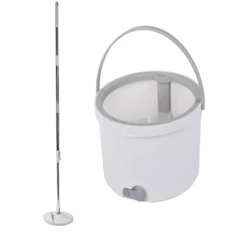 Mop obrotowy rotacyjny 360 spin wiadro zestaw 2x nakładki mikrofibra-5907451371749