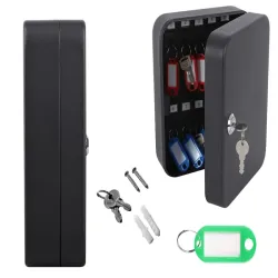 Kasetka metalowa na klucze sejf zamykana na 48 kluczy z zawieszkami-5907451368541