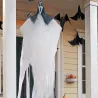Dekoracja halloween wisząca ozdoba duch maska krzyk zjawa 90 cm-5907451362723