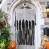 Dekoracja halloween wisząca ozdoba duch szkielet śmierć czaszka 80 cm-5907451362716