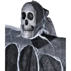 Dekoracja halloween wisząca ozdoba duch szkielet śmierć czaszka 80 cm-5907451362716