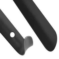 Łyżka do butów obuwia metalowa duża długa czarna haczyk do wieszania-5907451339848