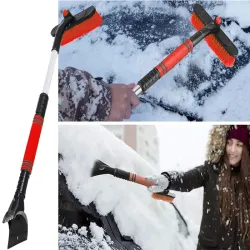 Skrobaczka szczotka zmiotka teleskopowa składana do auta szyby śniegu-5907451367018