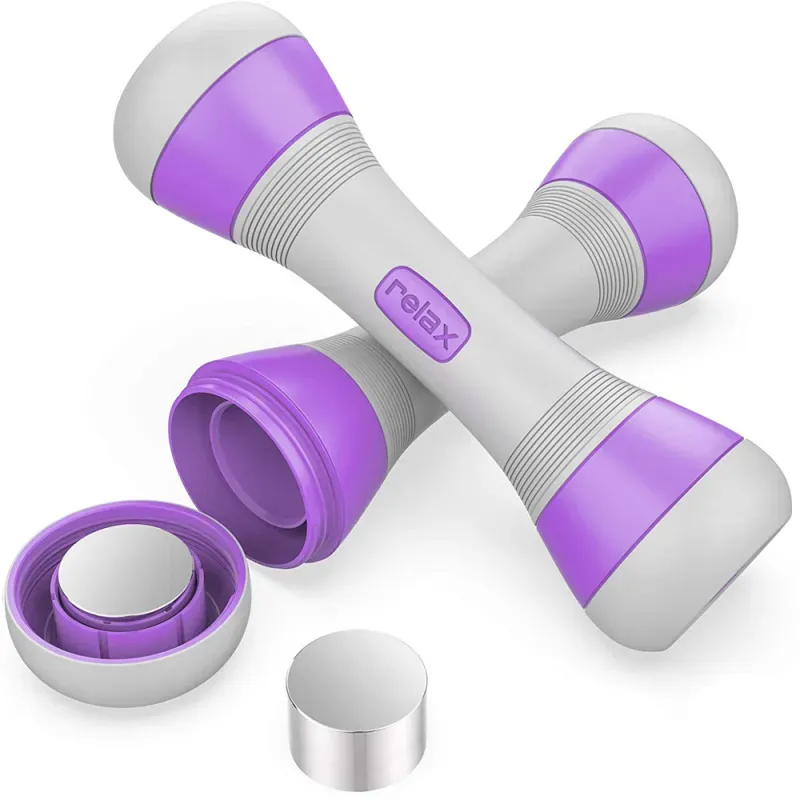 Hantle hantelki fitness regulowane 1kg, 1.5kg, 2kg zestaw 2 sztuki-5907451356012