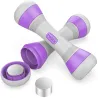 Hantle hantelki fitness regulowane 1kg, 1.5kg, 2kg zestaw 2 sztuki-5907451356012