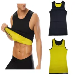 Koszulka neoprenowa rozmiar L fitness męska odchudzająca na ramiona-5907451320266