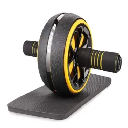 Wałek do ćwiczeń 15cm fitness kółko roller + mata do ćwiczeń-5907451325810
