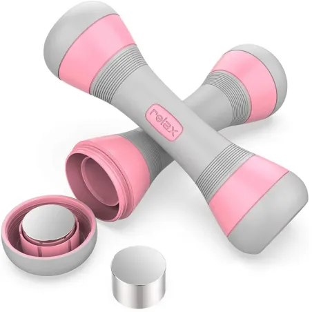 Hantle hantelki fitness regulowane 1kg, 1.5kg, 2kg zestaw 2 sztuki-5907451356036