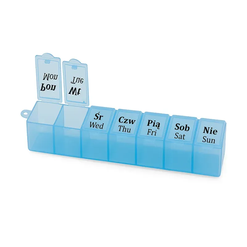 Pojemnik na leki tygodniowy lekarstwa kasetka organizer na suplementy 7 dni-5907451365663 Pojemnik na leki tygodniowy lekarstwa kasetka organizer na suplementy 7 dni-5907451365663
