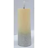 Świeca z brokatem LED 5x13.5cm do lampionu z efektem płomienia 2xAA-5902202571263
