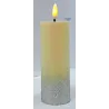Świeca z brokatem LED 5x13.5cm do lampionu z efektem płomienia 2xAA-5902202571263