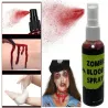 Sztuczna krew spray płyn na halloween zmywalna do makijażu 60ml-5907451362693
