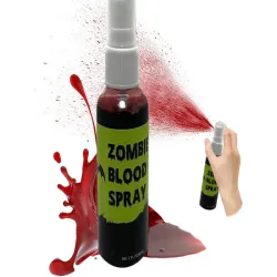 Sztuczna krew spray płyn na halloween zmywalna do makijażu 60ml-5907451362693