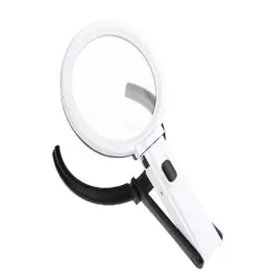 Lupa 1.8x 138mm stojąca składana szkło powiększające podświetlana-5907451302835