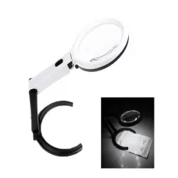 Lupa 1.8x 138mm stojąca składana szkło powiększające podświetlana-5907451302835