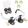 Lupa okulary precyzyjne nagłowna serwis 2 led 25x z podświetleniem-5907451344477