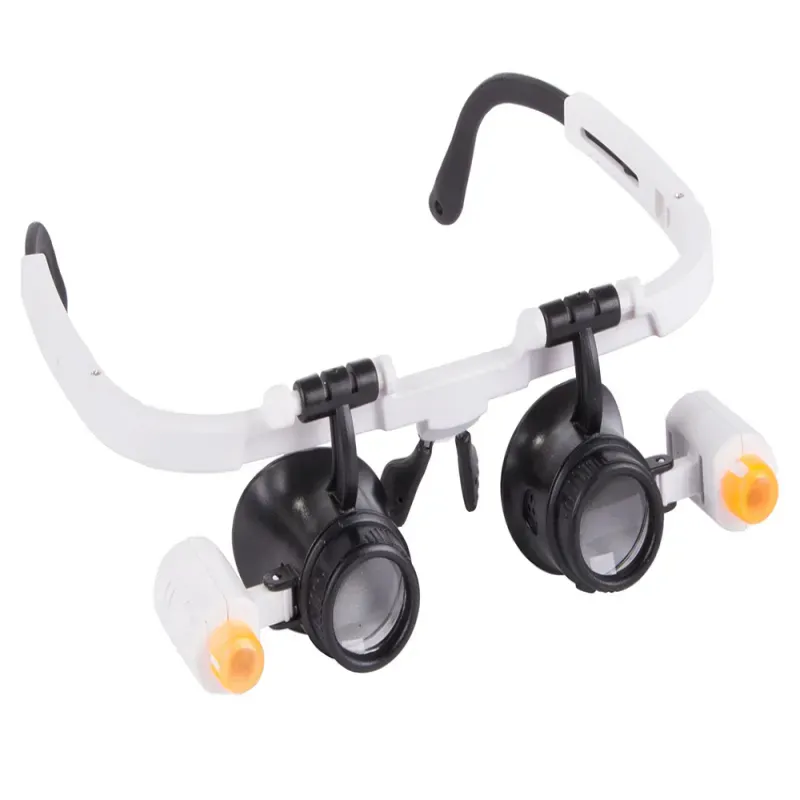 Lupa okulary precyzyjne nagłowna serwis 2 led 25x z podświetleniem-5907451344477