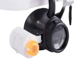 Lupa okulary precyzyjne nagłowna serwis 2 led 25x z podświetleniem-5907451344477